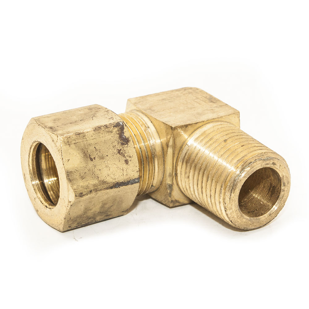 69 1/4" x 1/8" Lead-Free Brass Compression MIP Elbow - W02