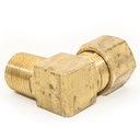 69 1/4" x 1/8" Lead-Free Brass Compression MIP Elbow - W04