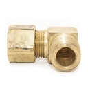 69 1/4" x 1/8" Lead-Free Brass Compression MIP Elbow - W05