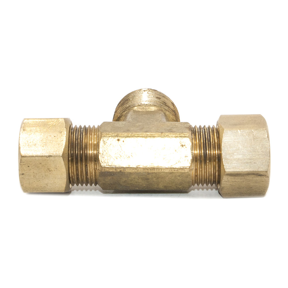 72 3/8" x 3/8" Lead-Free Brass Compression MIP Tee
 - W03