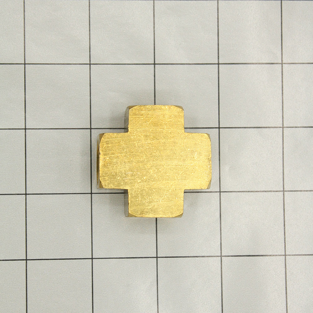 1/4" BRASS CROSS - W06