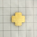 1/4" BRASS CROSS - W06