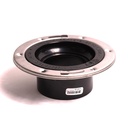 83614 4" x 3" Stainless Steel Closet Flange (Hub) - W02