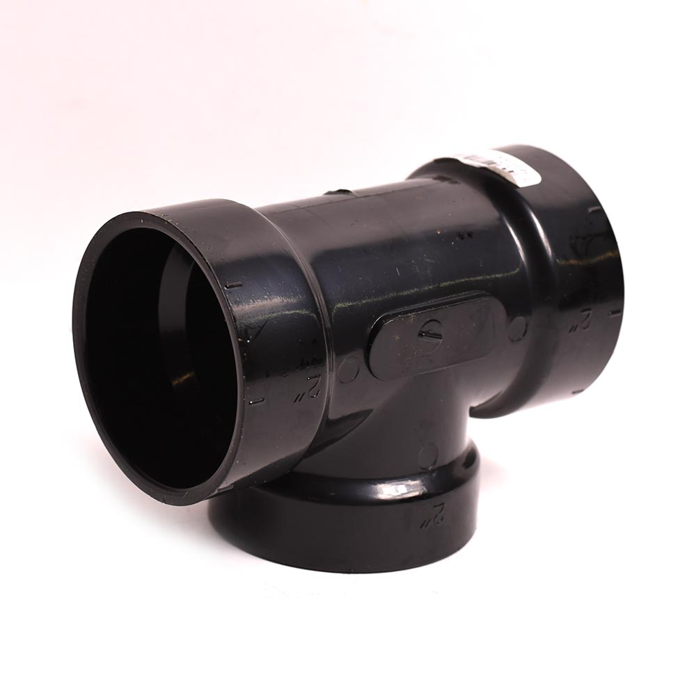 92114 1-1/2" ABS Cleanout Tee (H x H x T) - W03