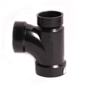 92126 2" X 2" X 1-1/2" ABS Sanitary Reducing Tee - W02