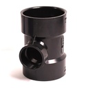 92131 3" X 3" X 1-1/2" ABS Sanitary Reducing Tee - W02