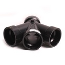 92170 1-1/2" 45 Deg ABS Double Wye - W02