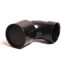 93103A 3" X 4" ABS 90 Deg Reducing Closet Bend with Cap - W02
