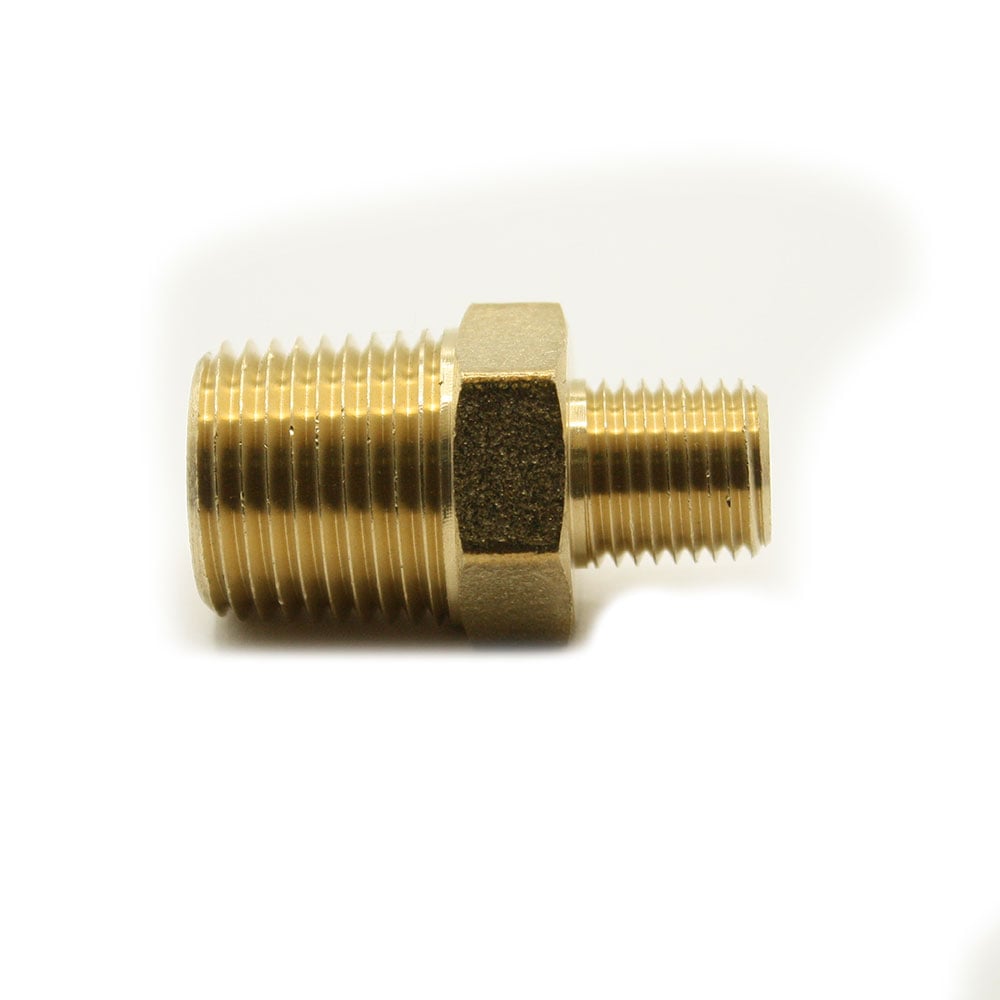 1/2 X 3/8 BRASS RED. NIPPLE - W03