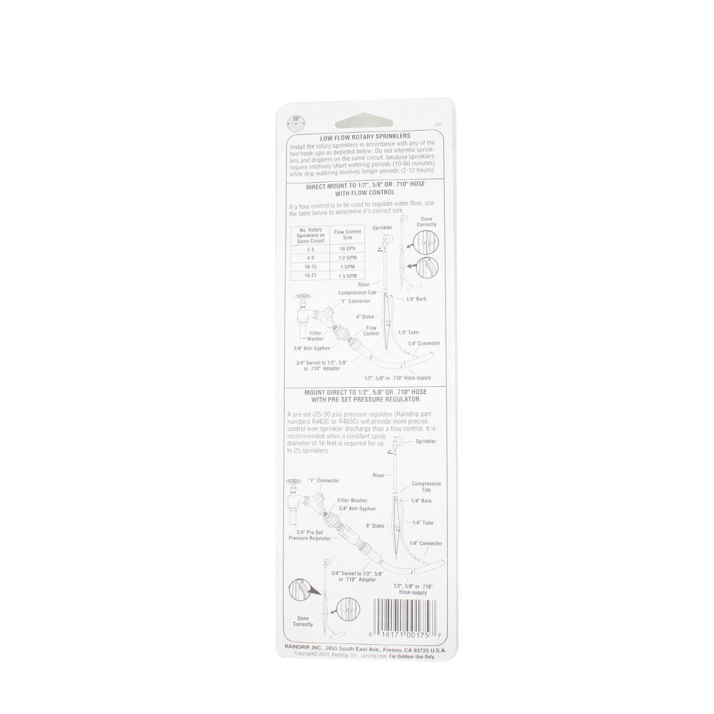 R-175-C LOW VOLUME SPRINKLER - W07