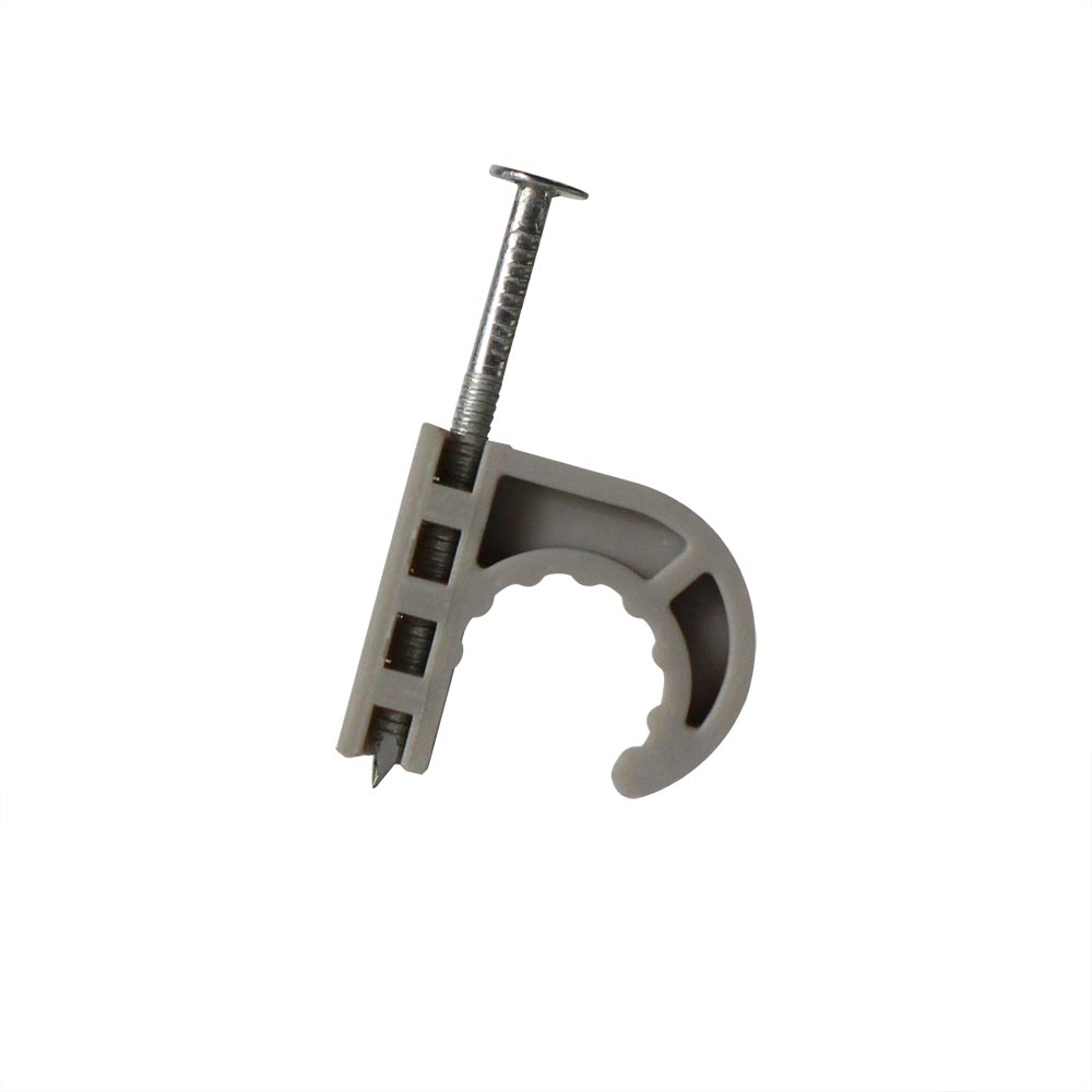 1/2" Plastic Hook with Nail for Copper Pipe - W03