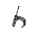 3/4" Plastic Hook with Nail for Copper Pipe - W03