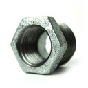 3/4" x 1/2" Galvanized Steel Hex Bushing - W02