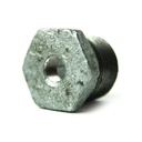 3/4" x 1/8" Galvanized Steel Hex Bushing - W02