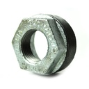 2" x 1" Galvanized Steel Hex Bushing - W02