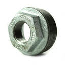 2" x 3/4" Galvanized Steel Hex Bushing - W02