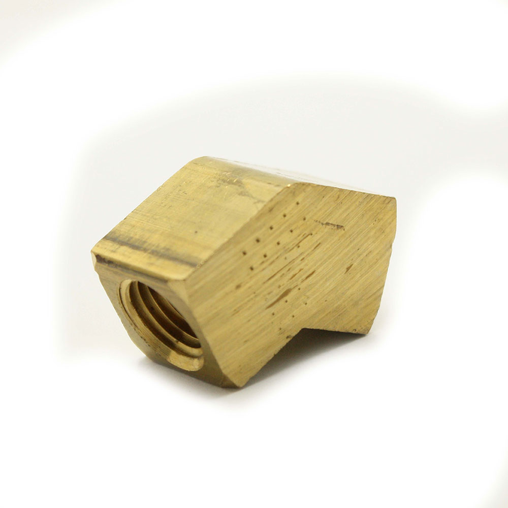1/4" 45 Deg Elbow Brass [BARSTOCK] - FST44EAF - W02