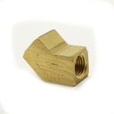 1/4" 45 Deg Elbow Brass [BARSTOCK] - FST44EAF - W04