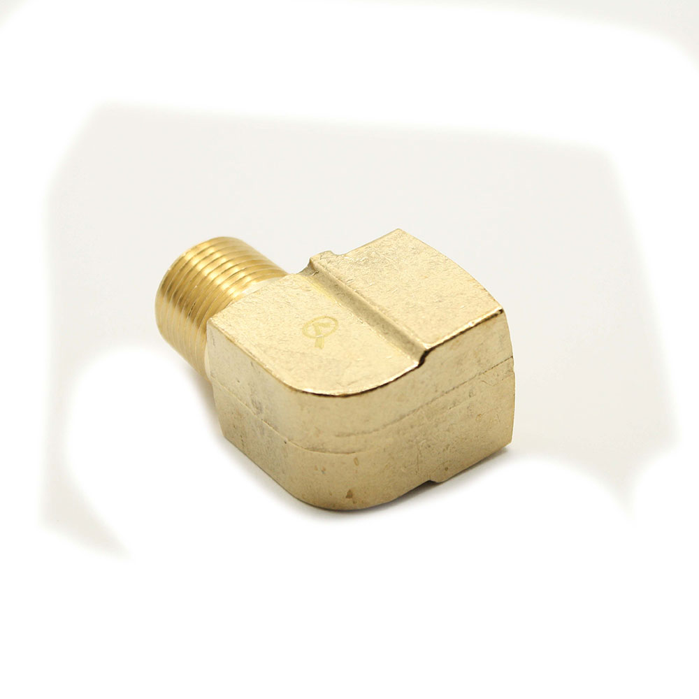 1/4" 90 Street Elbow Brass [BARSTOCK] - FST44E - W04