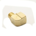 1/4" 90 Street Elbow Brass [BARSTOCK] - FST44E - W04