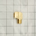1/4" 90 Street Elbow Brass [BARSTOCK] - FST44E - W05