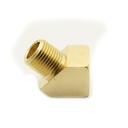 1/4" 45 Street Elbow Brass [BARSTOCK] (FST44EA) - W02