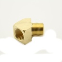 1/4" 45 Street Elbow Brass [BARSTOCK] (FST44EA) - W04