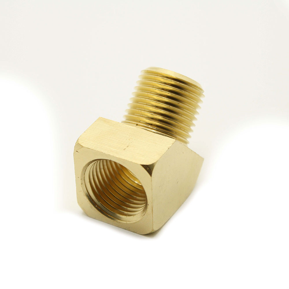 1/4" 45 Street Elbow Brass [BARSTOCK] (FST44EA) - W05