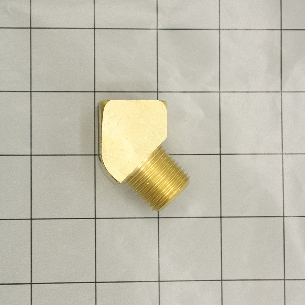 1/4" 45 Street Elbow Brass [BARSTOCK] (FST44EA) - W06