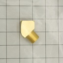 1/4" 45 Street Elbow Brass [BARSTOCK] (FST44EA) - W06