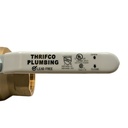 3/4" CXC Brass Full Bore Ball Valve - W04
