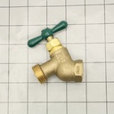 1/2" FIP x 3/4" GHT Brass No-Kink Hose Bibb - W02