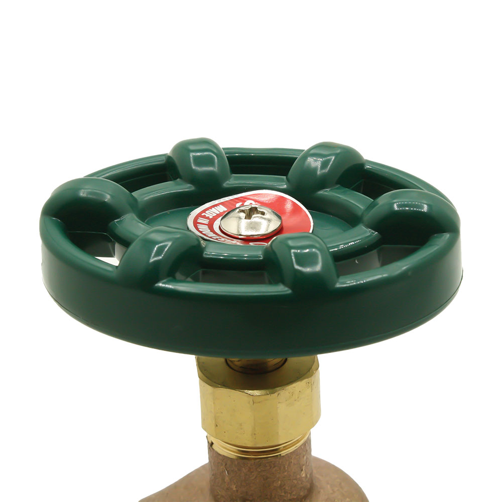1" FIP x 3/4" GHT Brass Bent Nose Garden Valve - W02