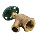 1" FIP x 1" GHT Brass Bent Nose Garden Valve - W04