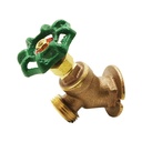 1/2" FIP x 3/4" GHT Brass Flanged Threaded Sillcock Valve - W06