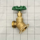 3/4" FIP x 3/4" GHT Brass Flanged Threaded Sillcock Valve - W04