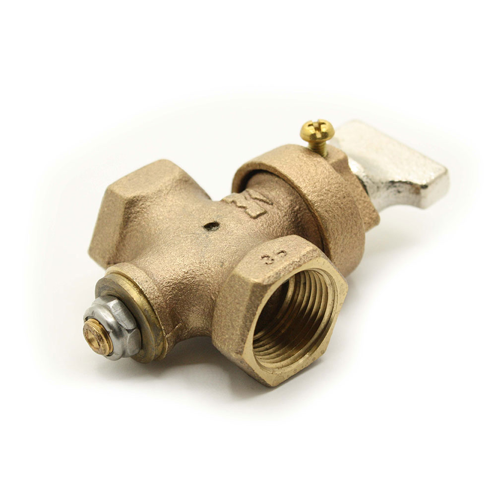 3/4" FIP Brass Ground Key Stop & Waste Valve - W04