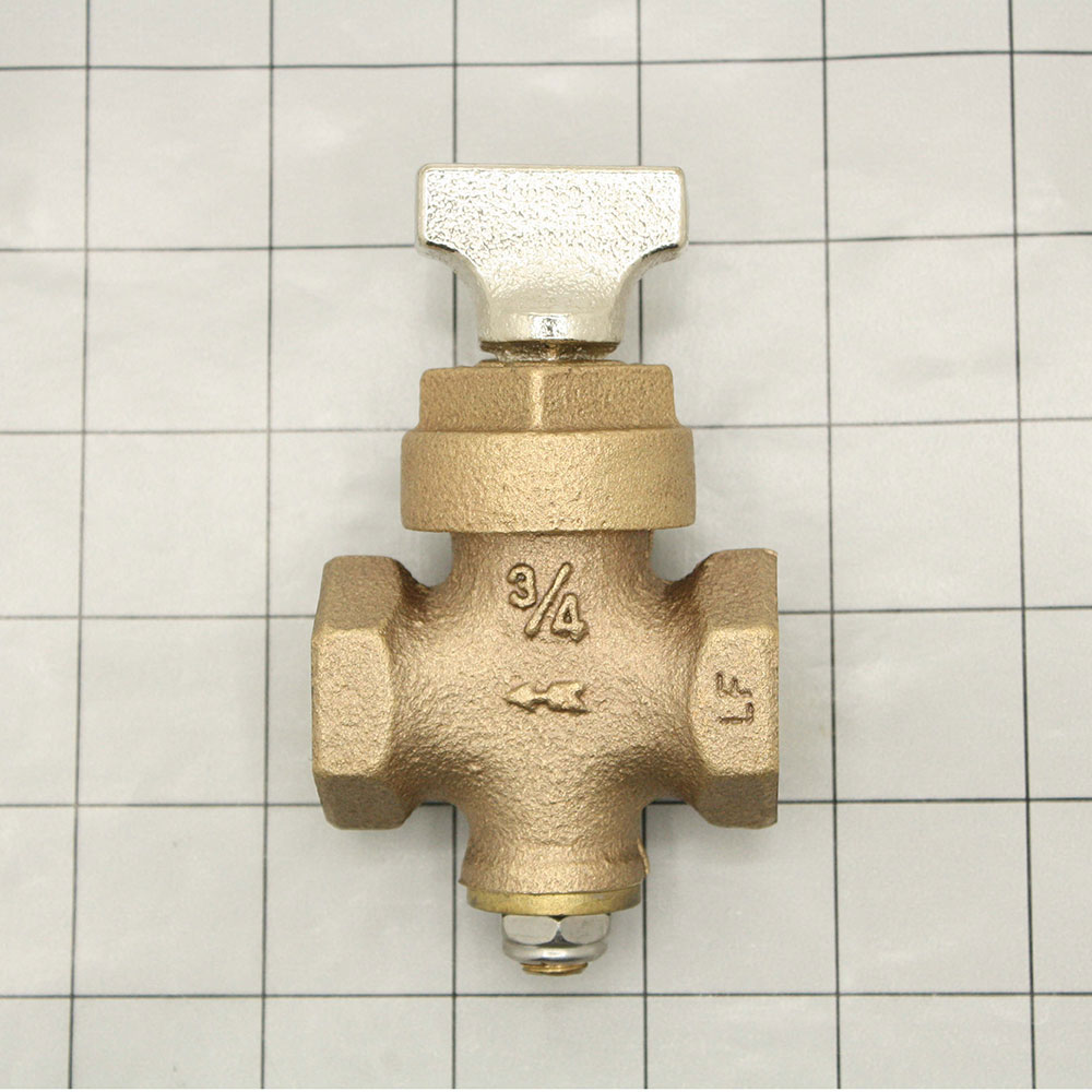 3/4" FIP Brass Ground Key Stop & Waste Valve - W06