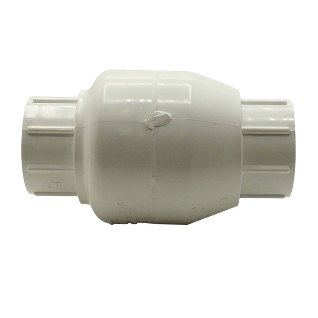 1" Slip PVC Swing Check Valve - W04