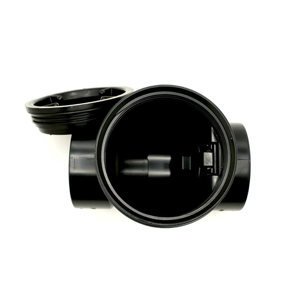4" ABS Backwater Valve with DWV Hubs - W02