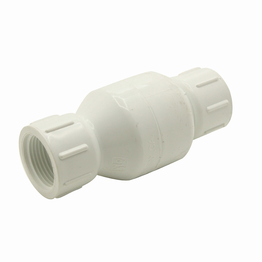 1-1/2" Threaded PVC Swing Check Valve - W02