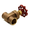 1/2" CXC Brass Gate Valve - Economy - W03