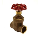 1/2" CXC Brass Gate Valve - Economy - W04