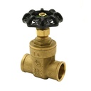 2" CXC Brass Gate Valve - No Lead - W02
