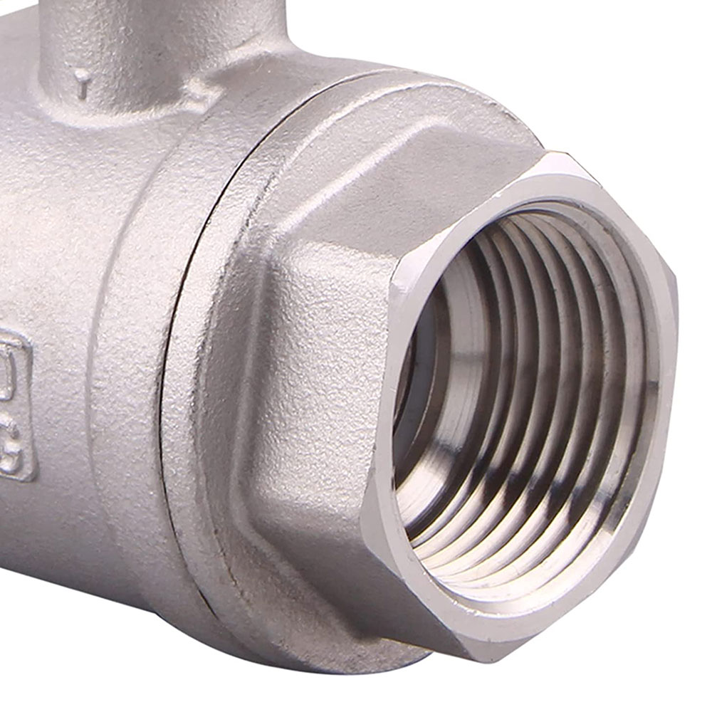 1/2" Stainless Steel 304 Ball Valve - 1000 WOG - W06