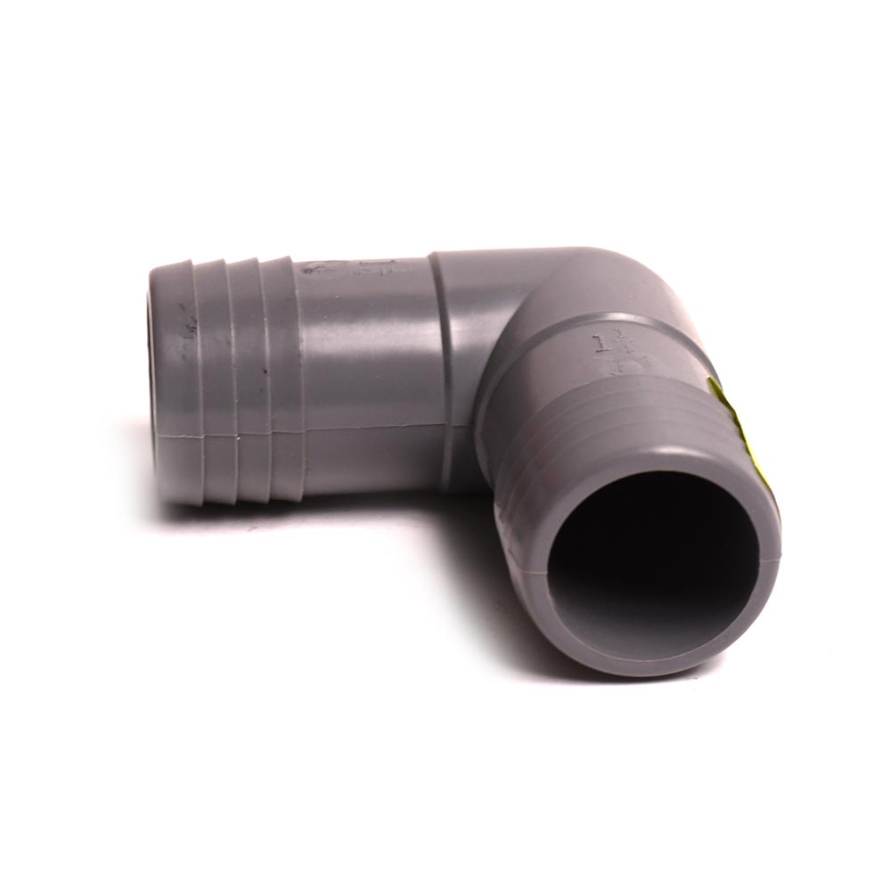 1-1/4" Poly Insert 90 Elbow - W03