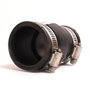 P1056-150/125 1-1/2" Cast Iron or Plastic to 1-1/4" Drain Pipe Flexible Repair Reducer Coupling - W03