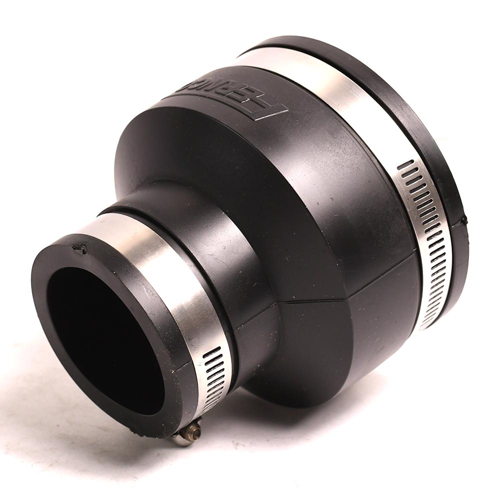 P1056-315 3" Cast Iron or Plastic to 1-1/2" Cast Iron or Plastic Flexible Repair Reducer Coupling - W02