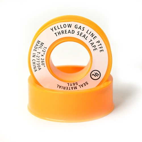 (AGT STOCK) 1/2 X 260 [YELLOW] GAS TAPE - W02