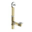 20 Gauge Brass Trip Lever Bath Waste and Overflow Assembly with Grid Drain - W03